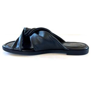 Clark’s Reyna Twist Women's Black Slide Comfort Slip On Slide Sandals SZ 8